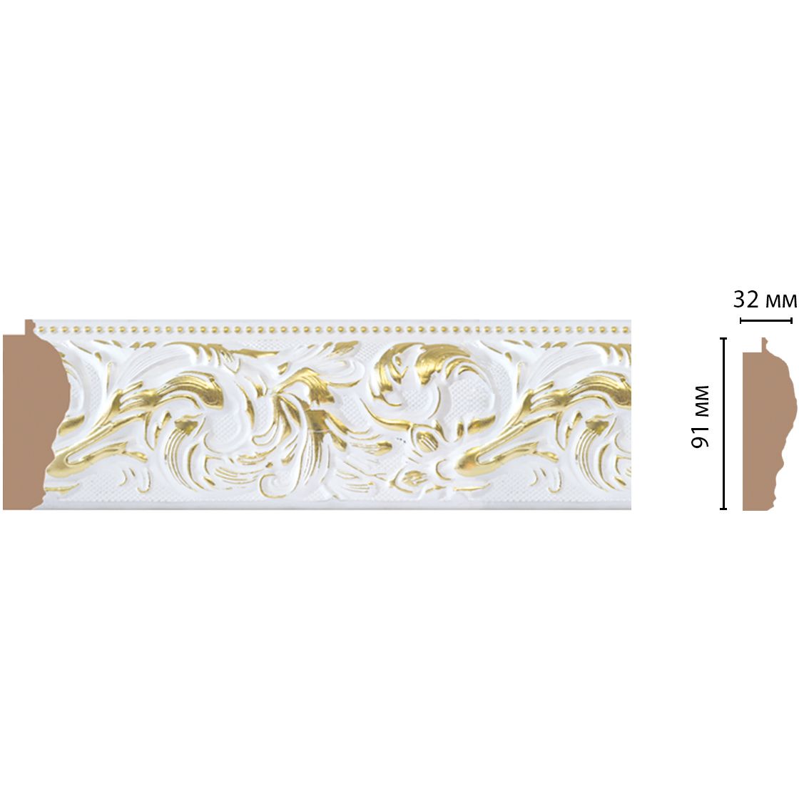 Багет Decomaster (Декомастер) 91х32х2900 мм S26-70