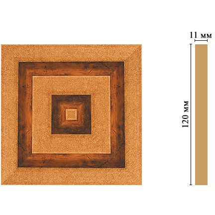 Вставка цветная Decomaster (Декомастер) 120х120х11 мм D206-1223