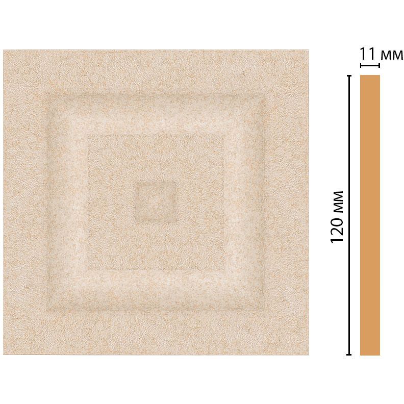 Вставка цветная Decomaster (Декомастер) 120х120х11 мм D206-18D