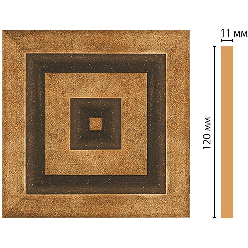 Вставка цветная Decomaster (Декомастер) 120х120х11 мм D206-57