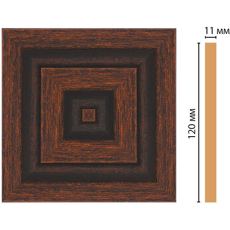 Вставка цветная Decomaster (Декомастер) 120х120х11 мм D206-966