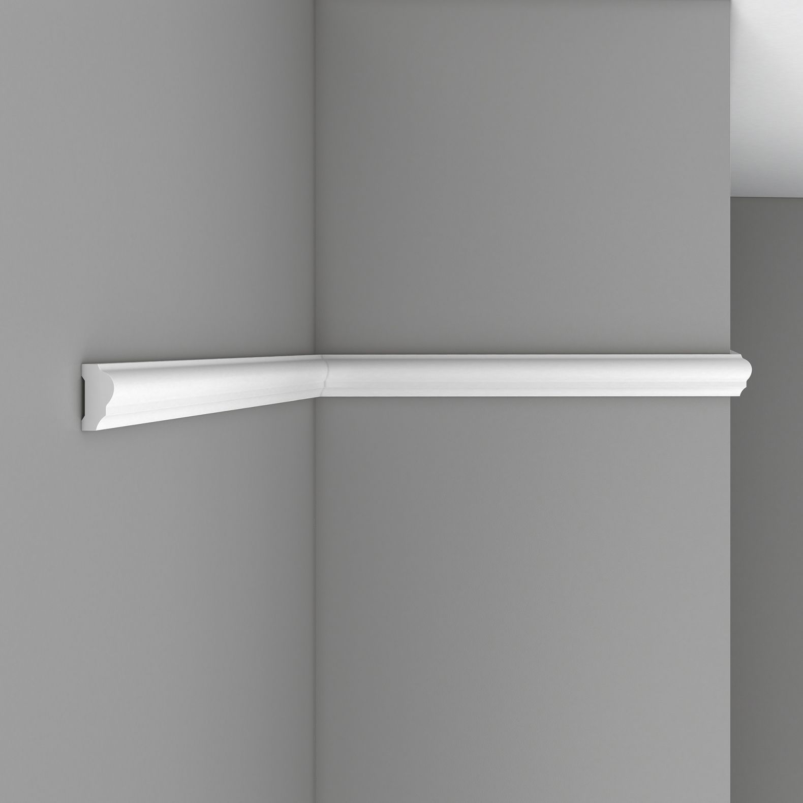 Молдинг гладкий Decomaster (Декомастер) 40х20х2400 мм DP-304