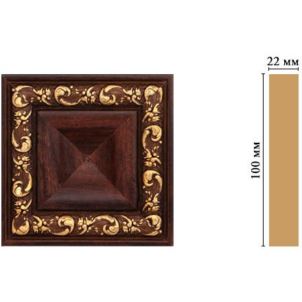 Вставка цветная Decomaster (Декомастер) 100х100х22 мм D207-1084