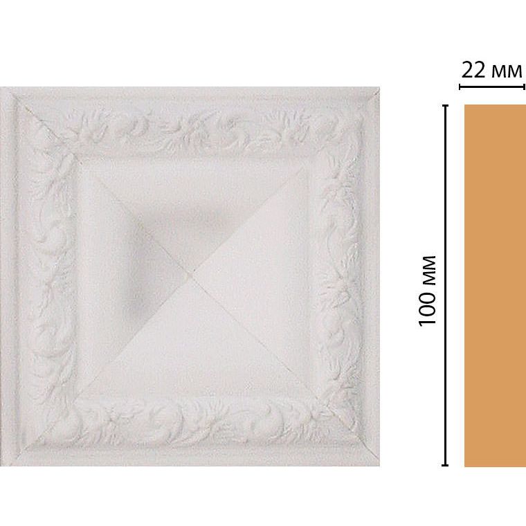 Вставка цветная Decomaster (Декомастер) 100х100х22 мм D207-115