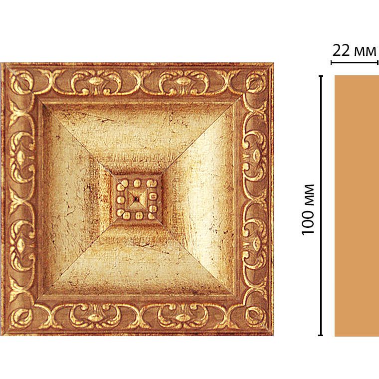Вставка цветная Decomaster (Декомастер) 100х100х22 мм D207-126