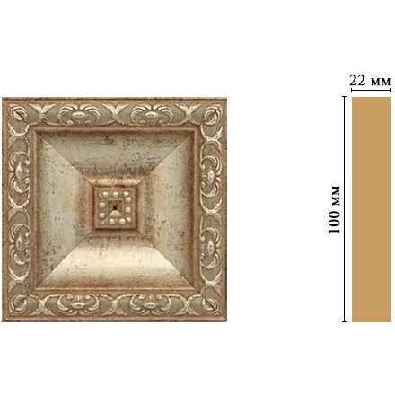 Вставка цветная Decomaster (Декомастер) 100х100х22 мм D207-127