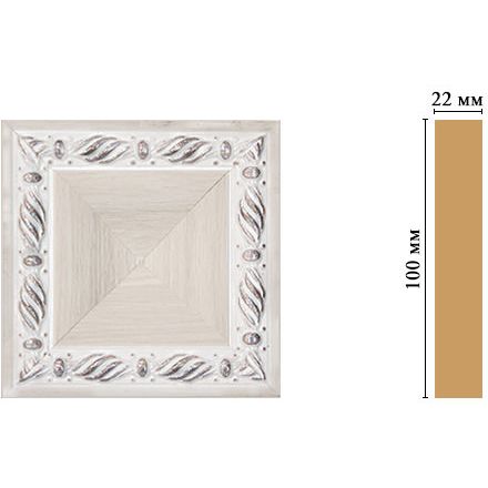 Вставка цветная Decomaster (Декомастер) 100х100х22 мм D207-14