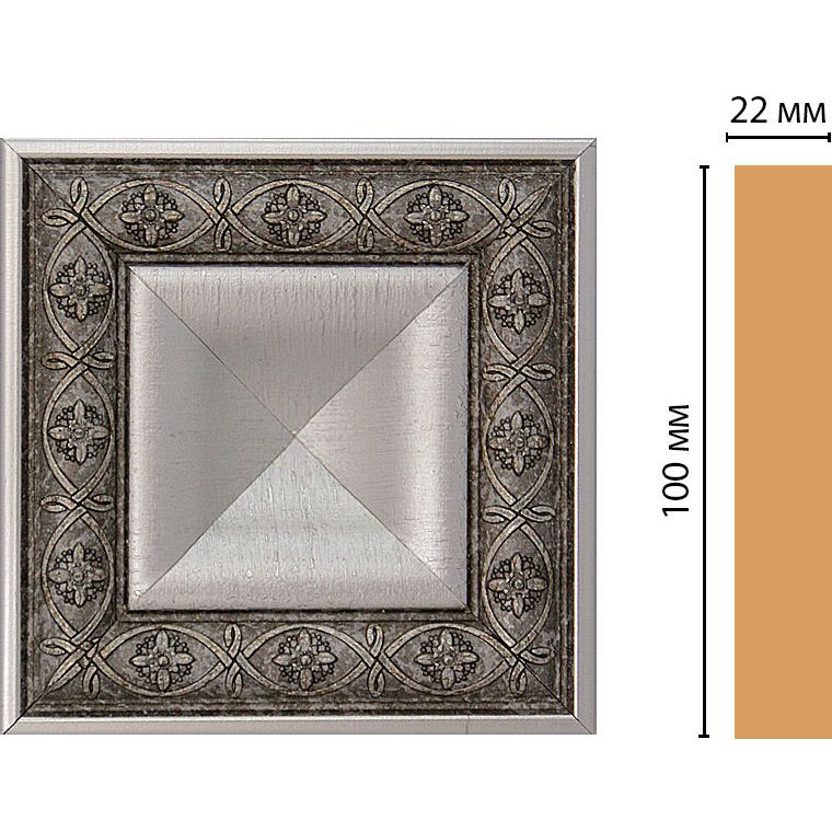 Вставка цветная Decomaster (Декомастер) 100х100х22 мм D207-55