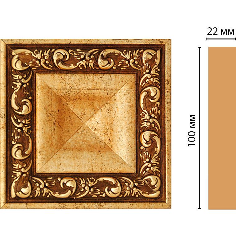 Вставка цветная Decomaster (Декомастер) 100х100х22 мм D207-552