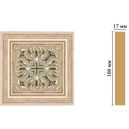 Вставка цветная Decomaster (Декомастер) 100х100х22 мм D207-59