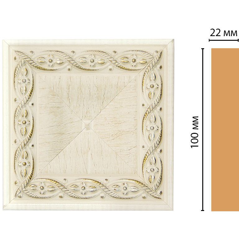 Вставка цветная Decomaster (Декомастер) 100х100х22 мм D207-6