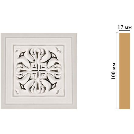 Вставка цветная Decomaster (Декомастер) 100х100х22 мм D207-60