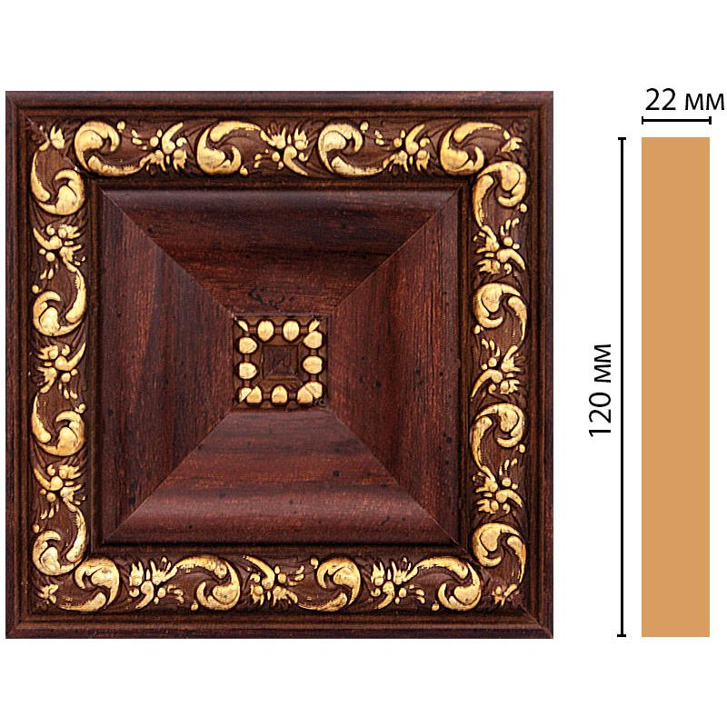 Вставка цветная Decomaster (Декомастер) 120х120х22 мм D208-1084
