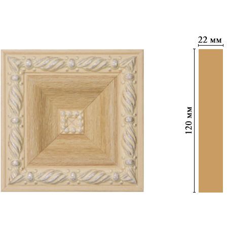 Вставка цветная Decomaster (Декомастер) 120х120х22 мм D208-11