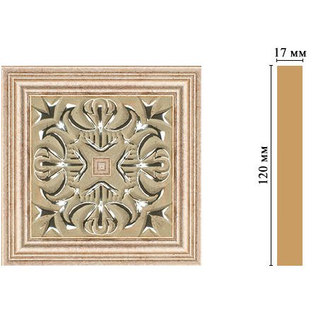 Вставка цветная Decomaster (Декомастер) 120х120х22 мм D208-59