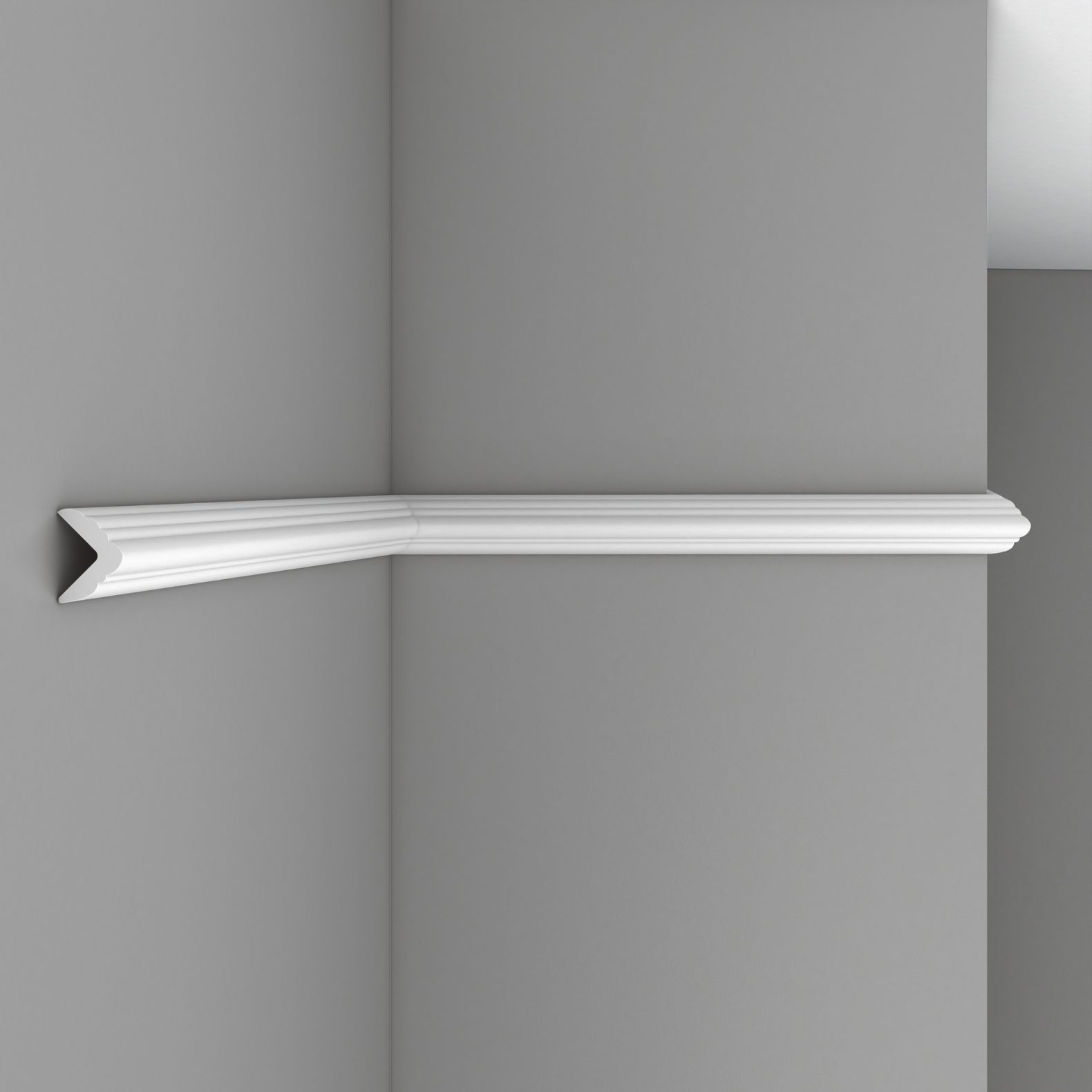 Молдинг гладкий Decomaster (Декомастер) гибкий 35х35х2400 мм 96205F