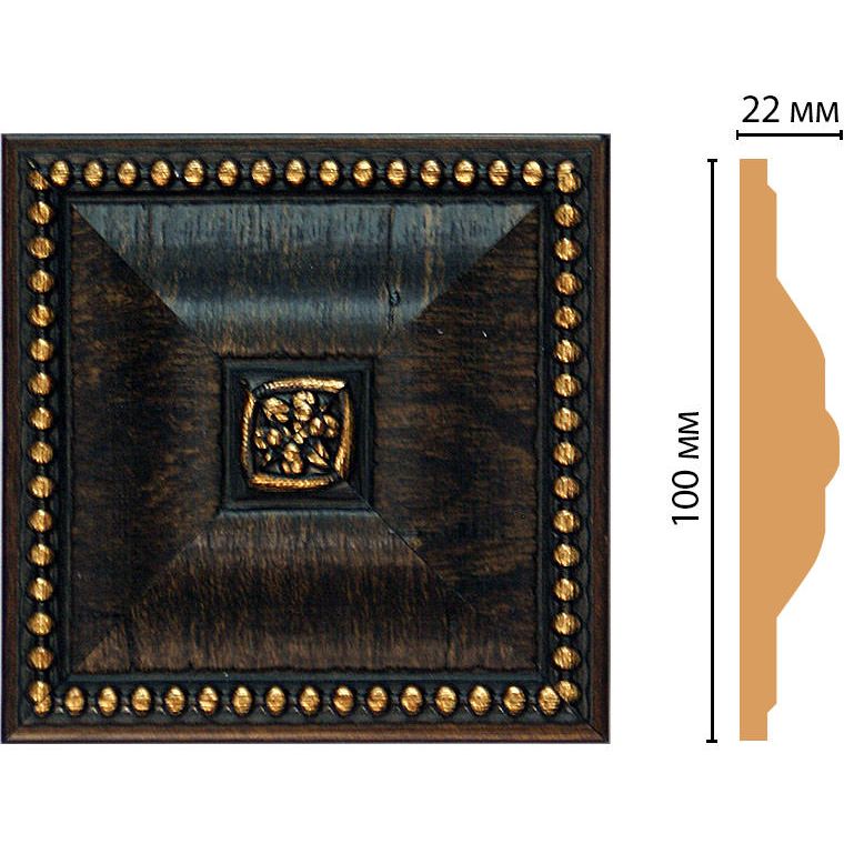Вставка цветная Decomaster (Декомастер) 100х100х22 мм D209-1