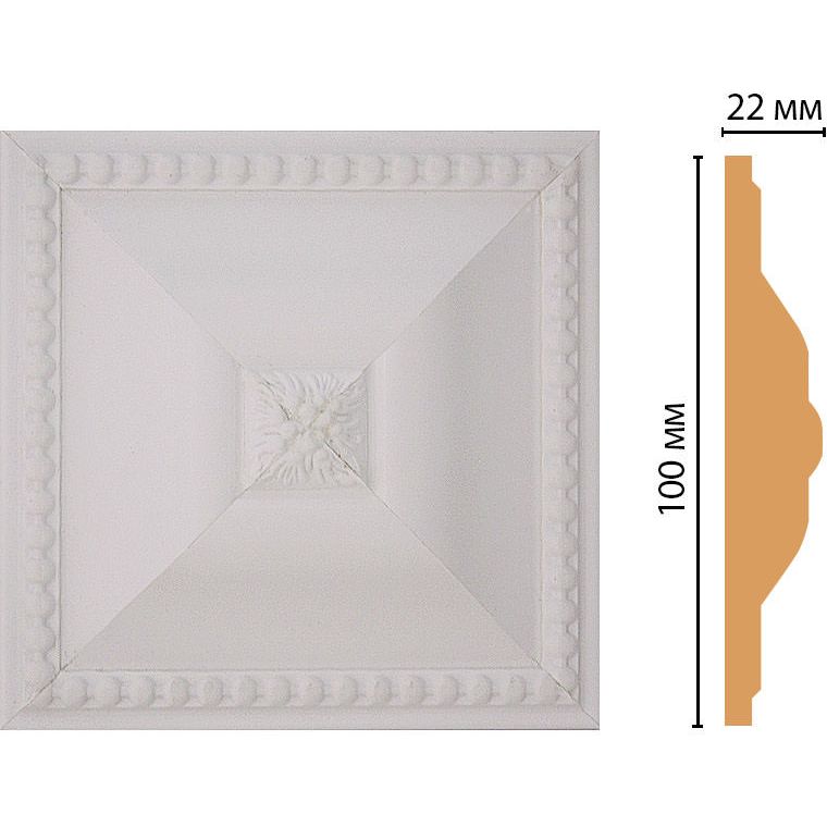 Вставка цветная Decomaster (Декомастер) 100х100х22 мм D209-115