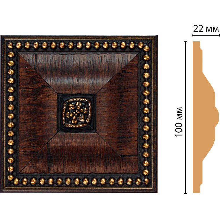 Вставка цветная Decomaster (Декомастер) 100х100х22 мм D209-2