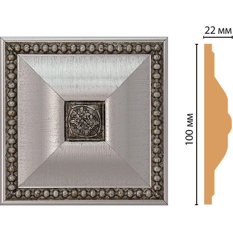 Вставка цветная Decomaster (Декомастер) 100х100х22 мм D209-55