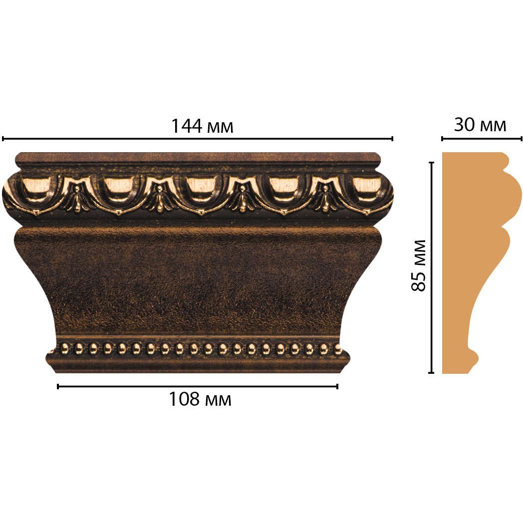 Капитель Decomaster (Декомастер) 144х85х30 мм D202-56