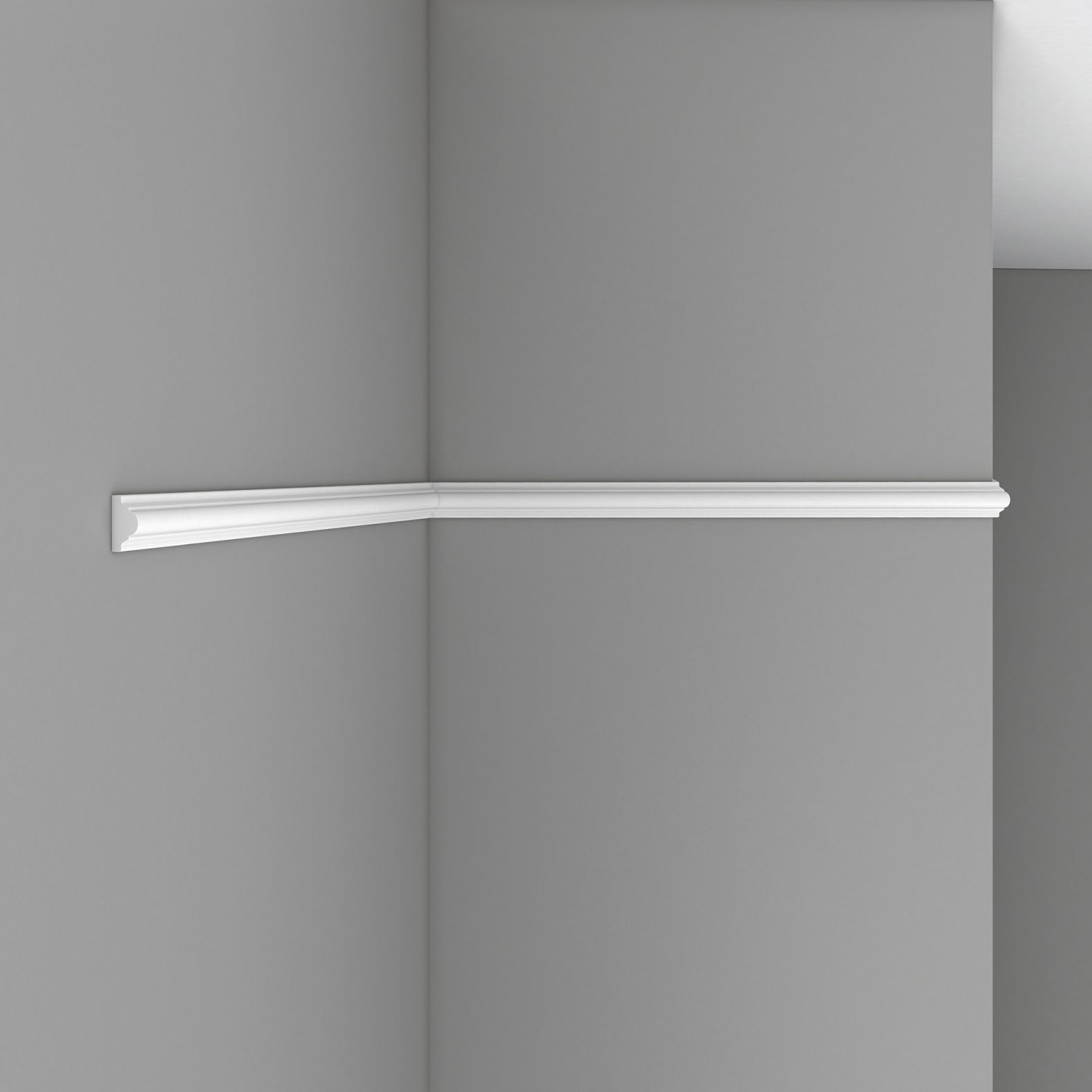 Молдинг гладкий Decomaster (Декомастер) гибкий 25х12х2400 мм 97012F