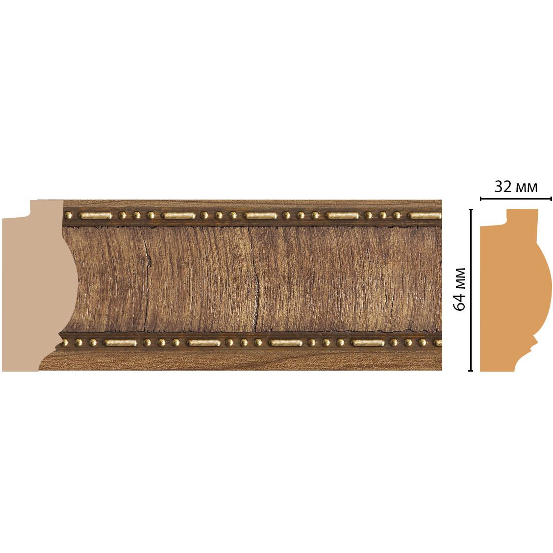 Багет Decomaster (Декомастер) 64х32х2900 мм 176-3