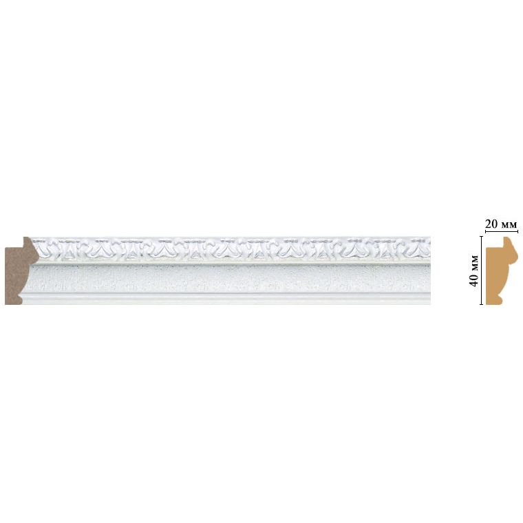 Багет Decomaster (Декомастер) 40х20х2900 мм 807-42