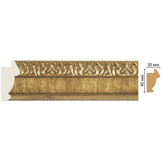 Багет Decomaster (Декомастер) 40х20х2900 мм 807-4