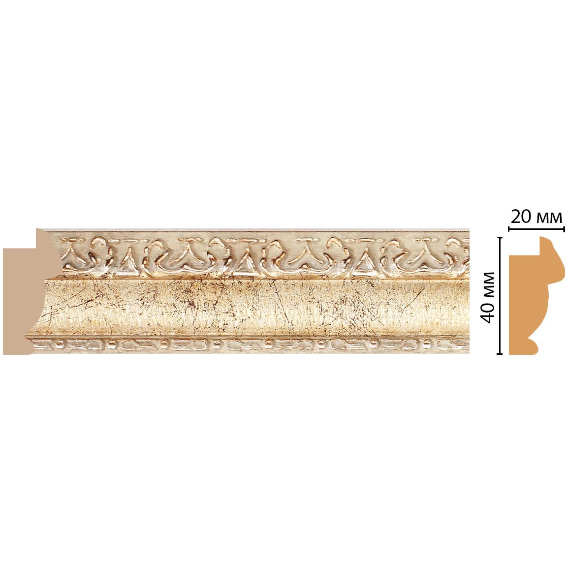 Багет Decomaster (Декомастер) 40х20х2900 мм 807-553