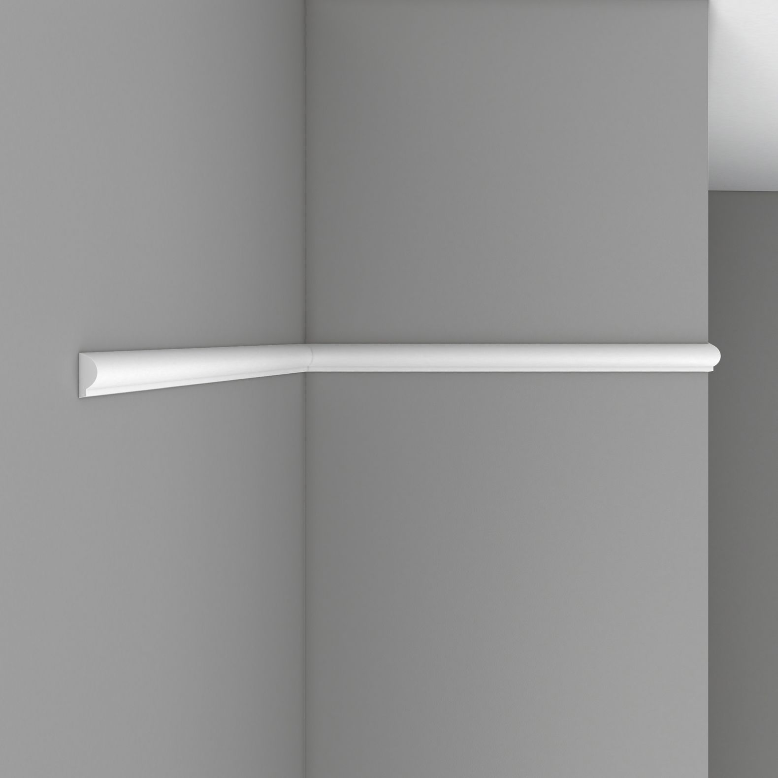 Молдинг гладкий Decomaster (Декомастер) гибкий 30х12х2400 мм 97101F