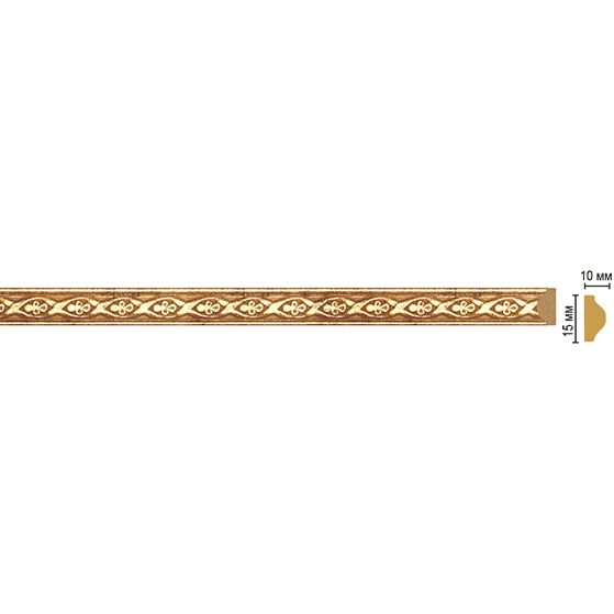 Молдинг Decomaster (Декомастер) 15х8х2400 мм 130A-565