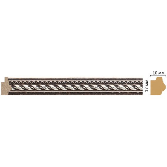 Молдинг Decomaster (Декомастер) 17х10х2400 мм 149-956
