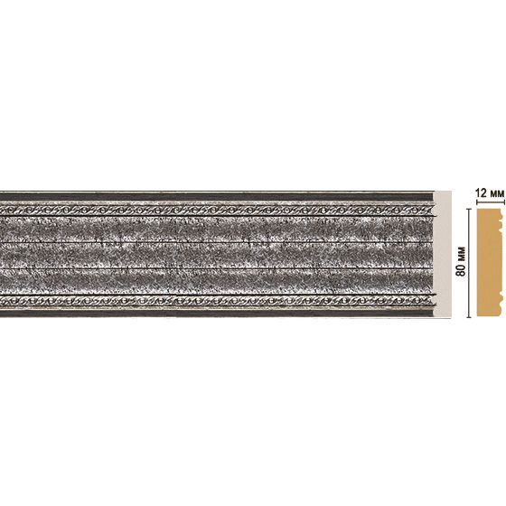 Молдинг Decomaster (Декомастер) 80х12х2400 мм 150-44