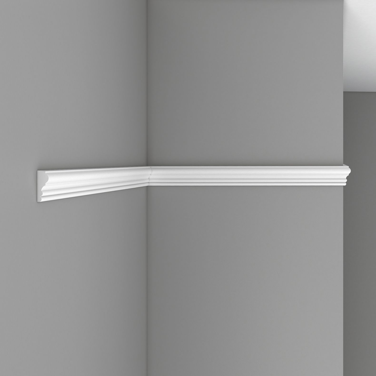 Молдинг гладкий Decomaster (Декомастер) 40х17х2400 мм 97154