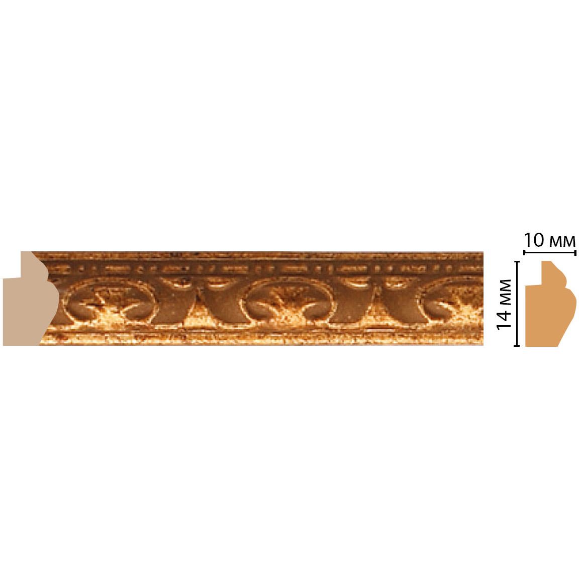 Молдинг Decomaster (Декомастер) 14х10х2400 мм 159B-565