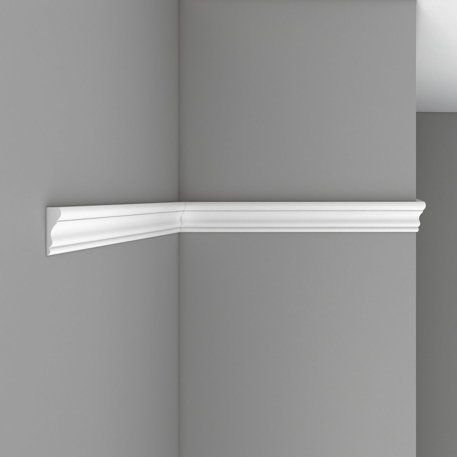 Молдинг гладкий Decomaster (Декомастер) 51х16х2400 мм 97164