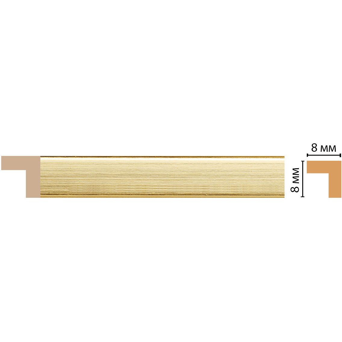 Молдинг Decomaster (Декомастер) 8х8х2400 мм 197-943