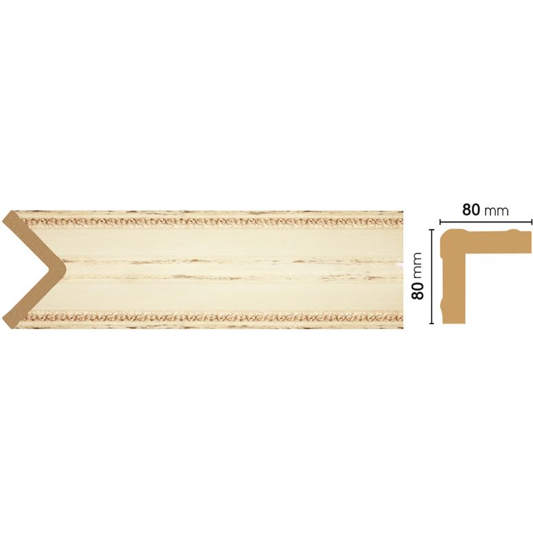 Угол Decomaster (Декомастер) 80х80х2400 мм 140-1028