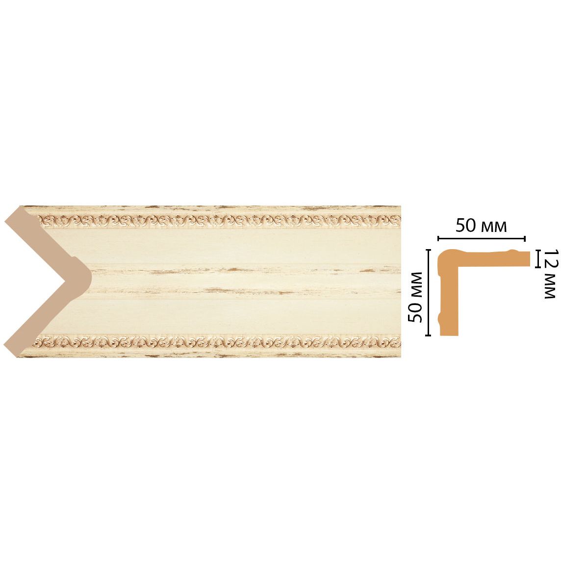 Угол Decomaster (Декомастер) 50х50х2400 мм 142-1028