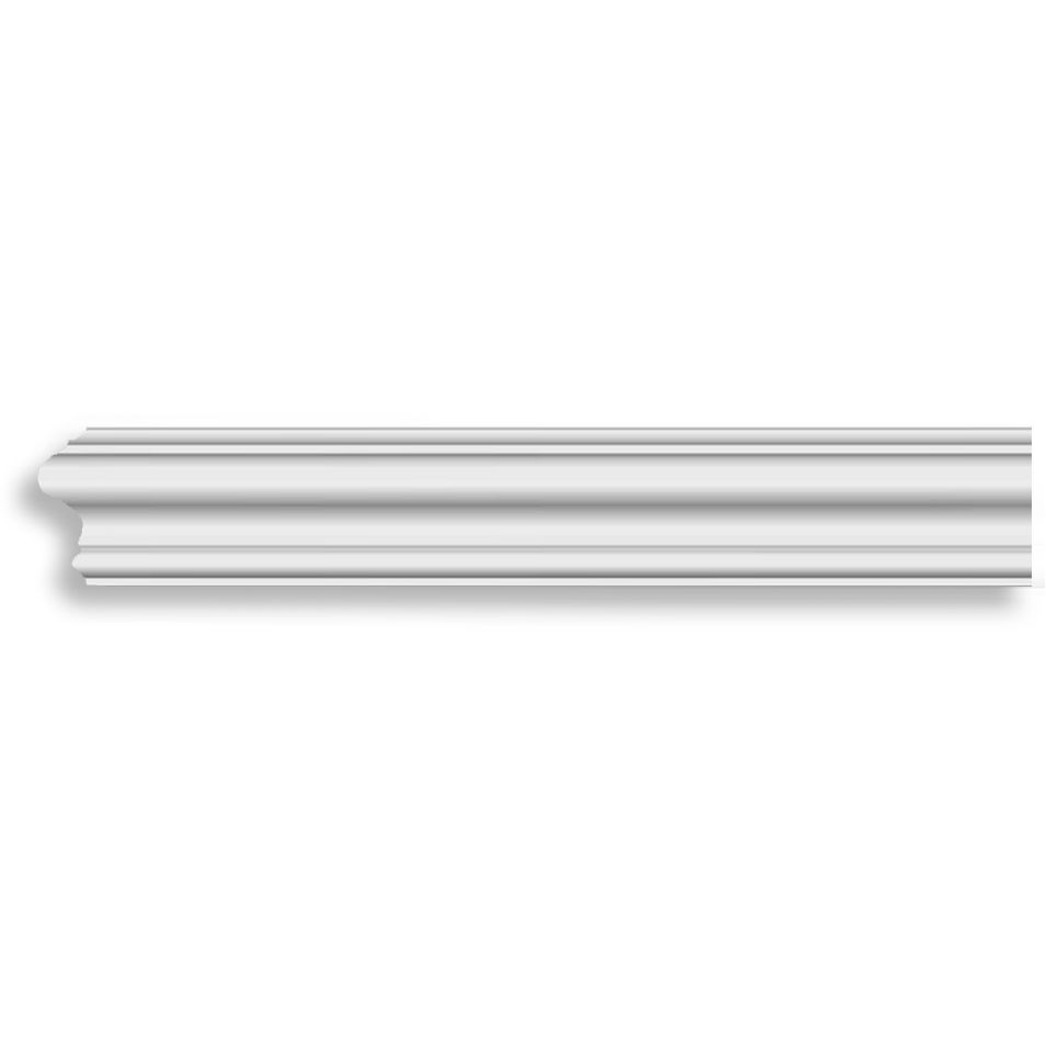 Молдинг гладкий Decomaster (Декомастер) гибкий 56х20х2400 мм 97620F