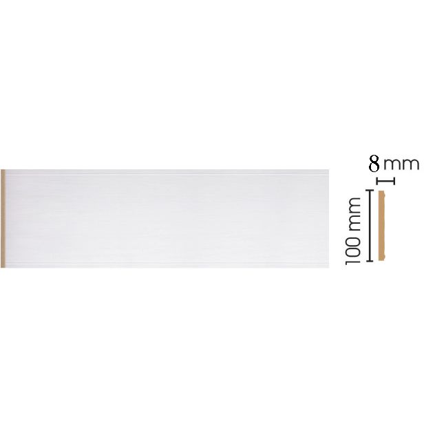 Декоративная панель Decomaster (Декомастер) 100х9х2400 мм B10-118