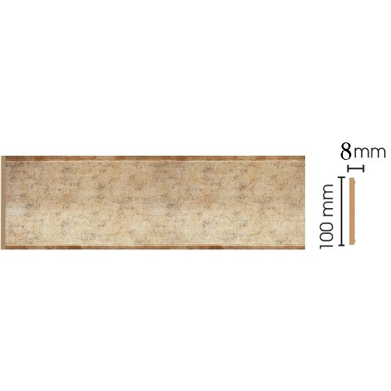 Декоративная панель Decomaster (Декомастер) 100х9х2400 мм B10-553