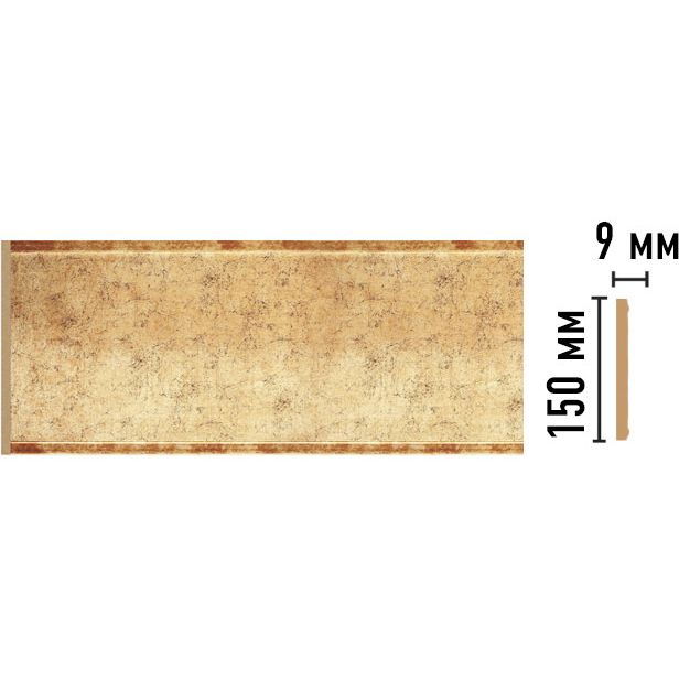 Декоративная панель Decomaster (Декомастер) 150х9х2400 мм B15-552