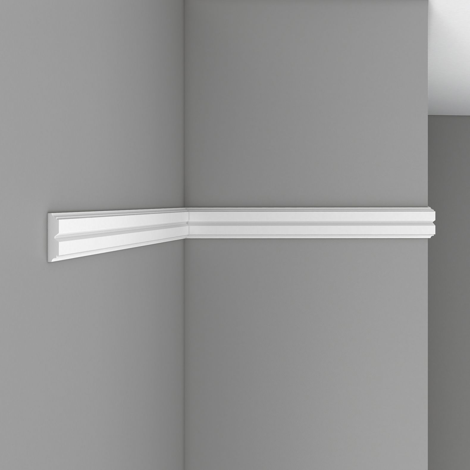 Молдинг гладкий Decomaster (Декомастер) 50х12х2400 мм 97624