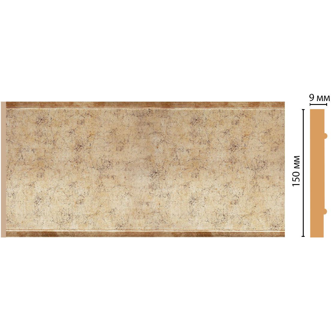 Декоративная панель Decomaster (Декомастер) 150х9х2400 мм B15-553