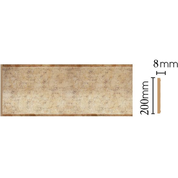 Декоративная панель Decomaster (Декомастер) 200х9х2400 мм B20-553