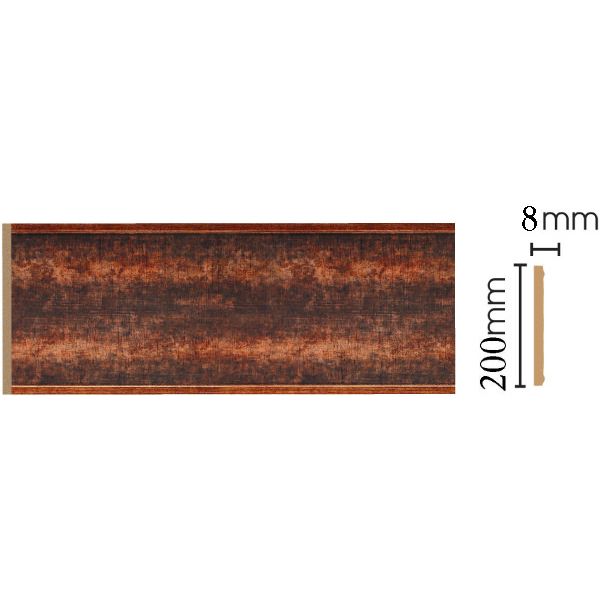 Декоративная панель Decomaster (Декомастер) 200х9х2400 мм B20-767