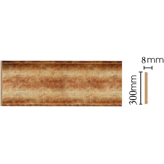 Декоративная панель Decomaster (Декомастер) 298х9х2400 мм B30-126