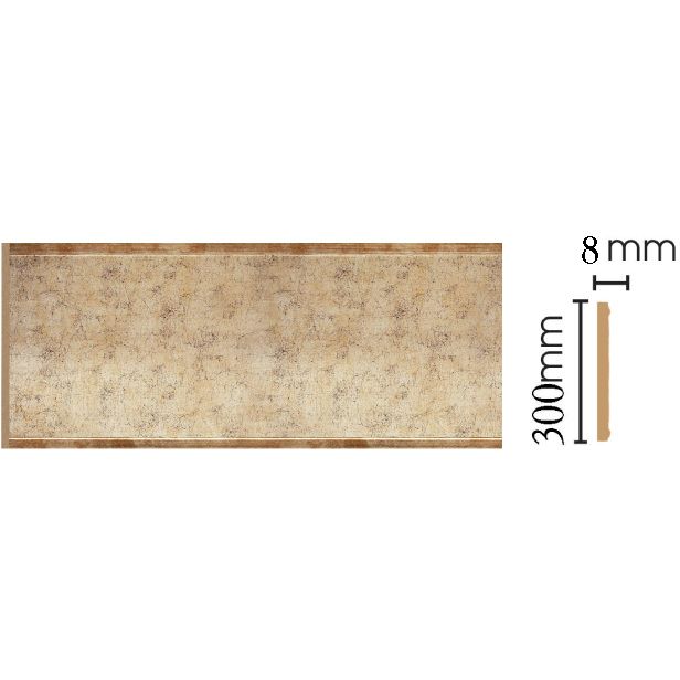 Декоративная панель Decomaster (Декомастер) 298х9х2400 мм B30-553